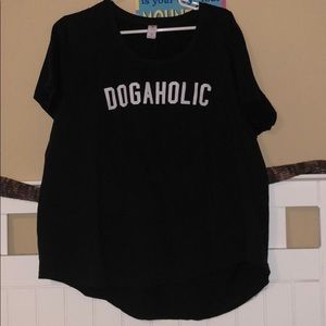 Dogaholic tee